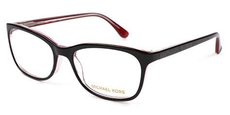 michael kors eyeglasses mk247 021 black red 52mm|Michael Kors MK247 Prescription Glasses .